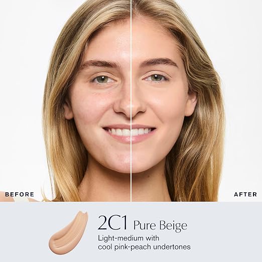2C1 Pure Beige - Light-medium with cool pink-peach undertones