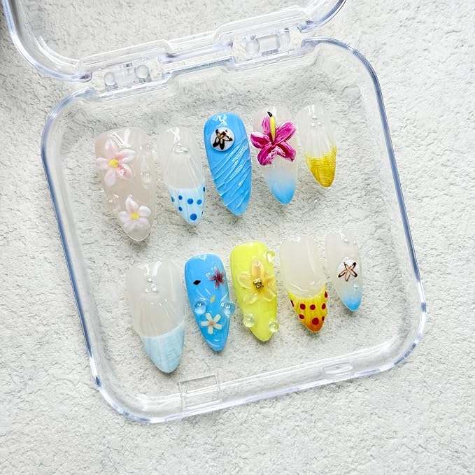 Handmade Almond Nails 30