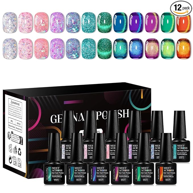 12 Colors Glitter Series