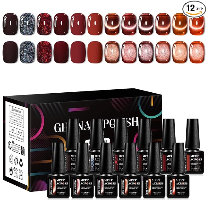 12 Colors Brown Series