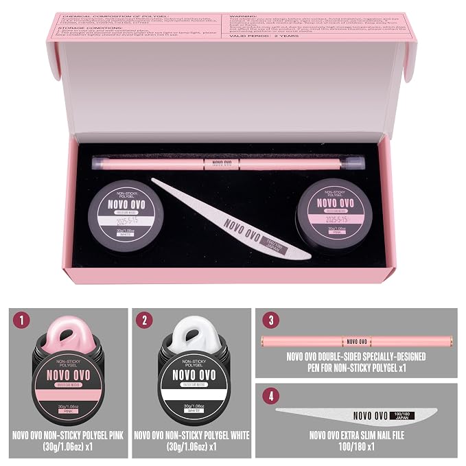 Non-sticky Polygel Solution Procedure Set