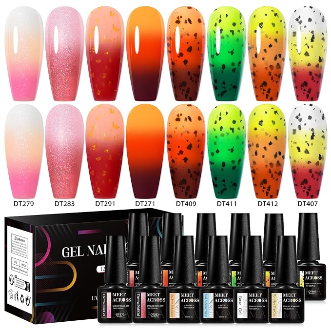 12Pcs 8 Colors Set2
