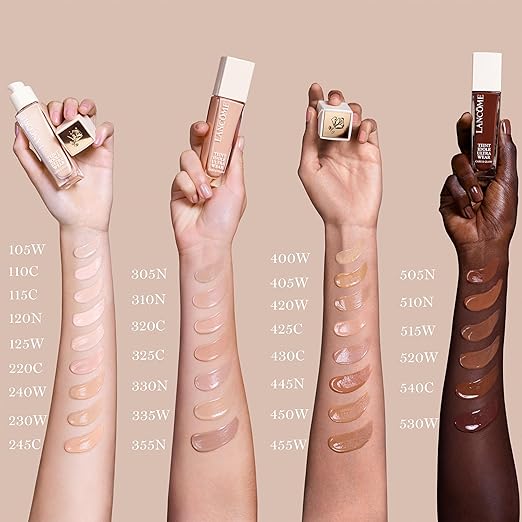 105W: fair with warm yellow undertones