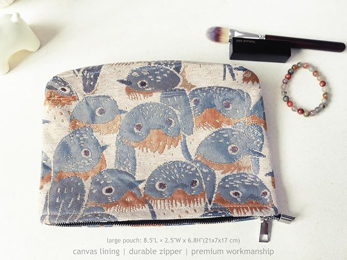 GZTH Creamy Beige Penguin Canvas 1 Bag