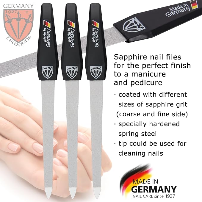 3 Nail Files / 1 Buffer