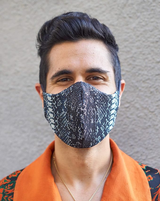Iridescent Ocean Python Mask