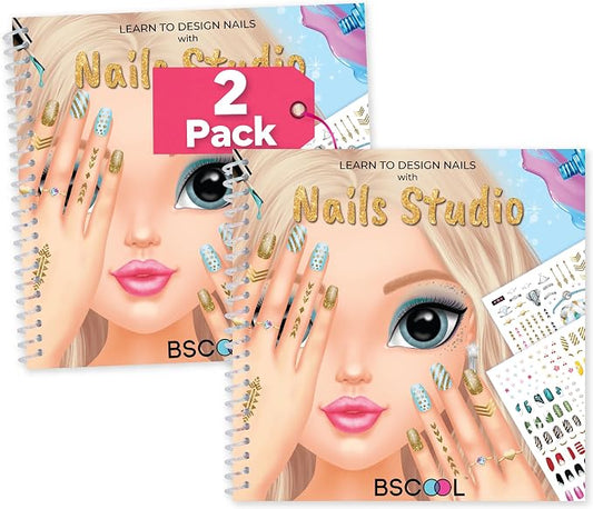 2 PCS Nail Design Studio