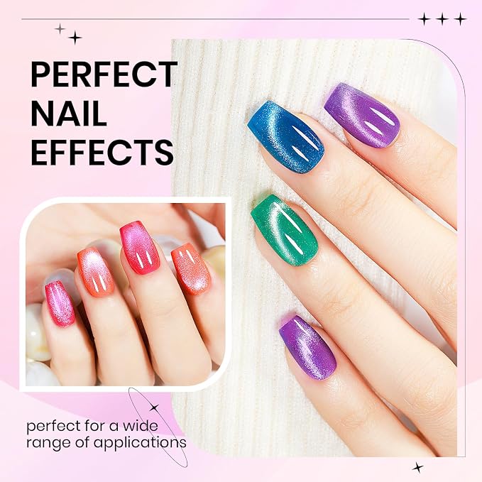 12 Colors Summer Cat Eye Gel