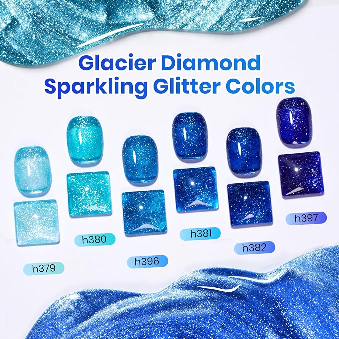 D - Flakie | Blue | Glacier Diamond