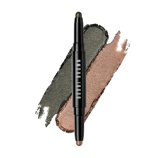 04 Café/Gilded Green (Cafe: A shimmering warm taupe, shimmer; Gilded Green: A shimmering blackened g