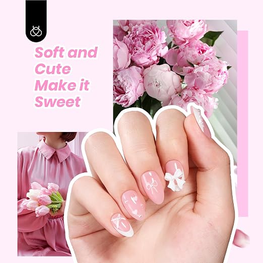 G - Press On Nail Kit | Short Amlond | DIY