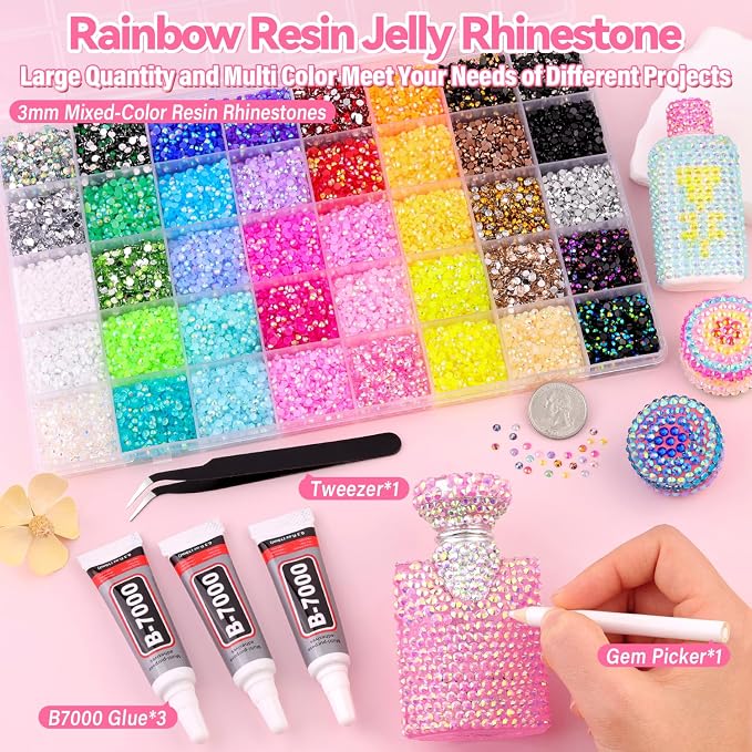 40 Colors Jelly AB| 3mm