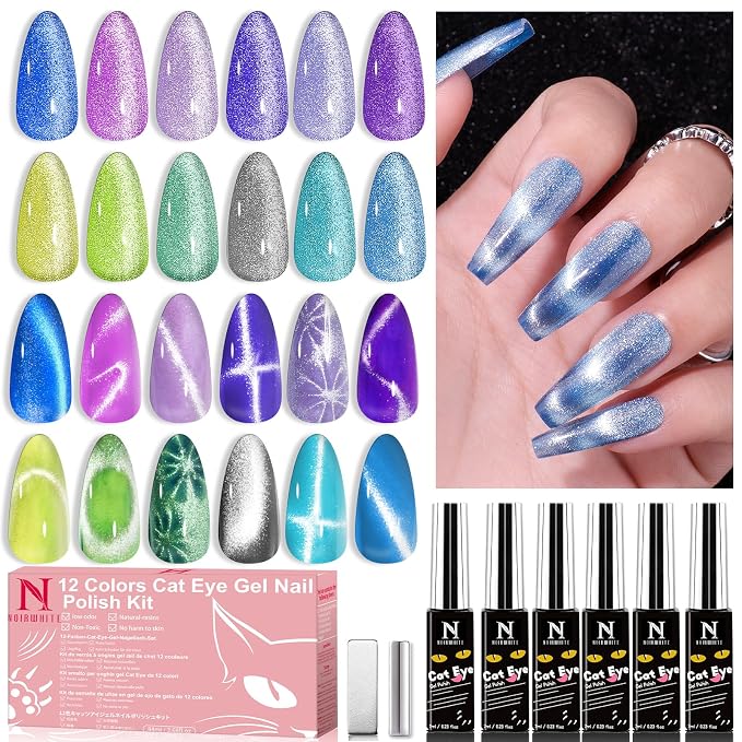 Galaxy cat eye gel