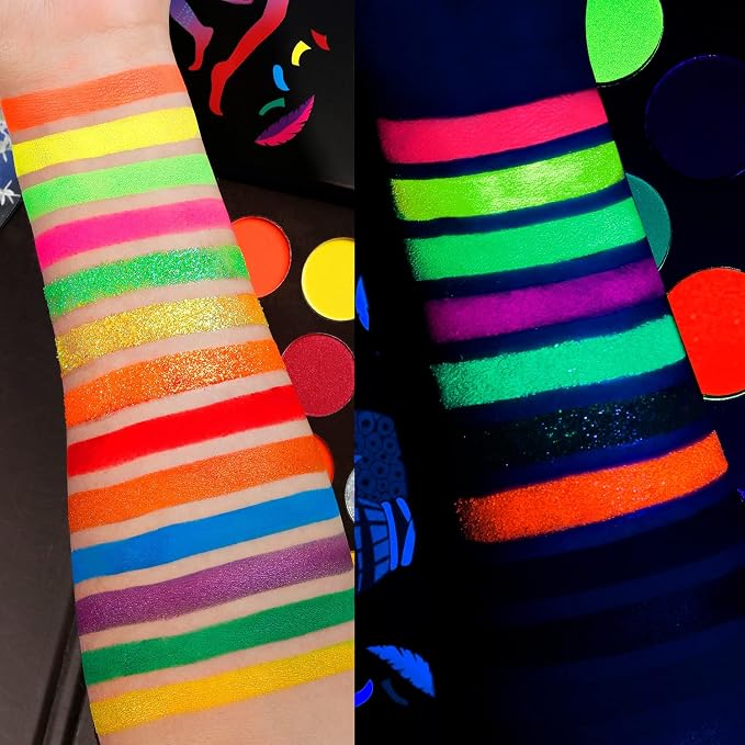 neon colorful rainbow
