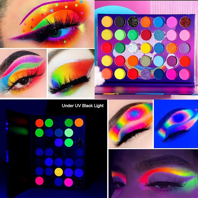 neon colorful rainbow