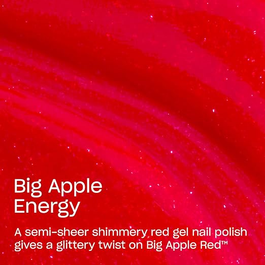 Big Apple Energy | Semi-Sheer Bright Scarlet Red with Shimmer
