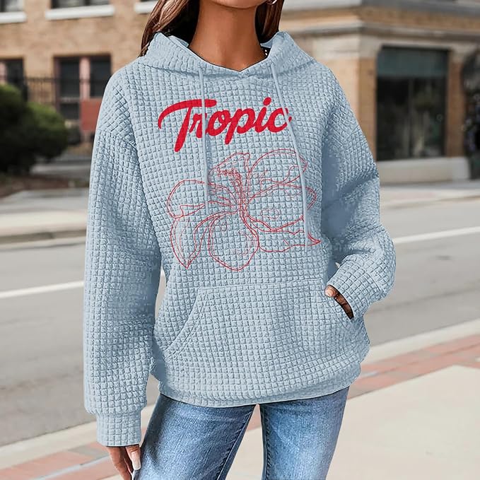 Womens Fashion Floral Print Hoodies 05