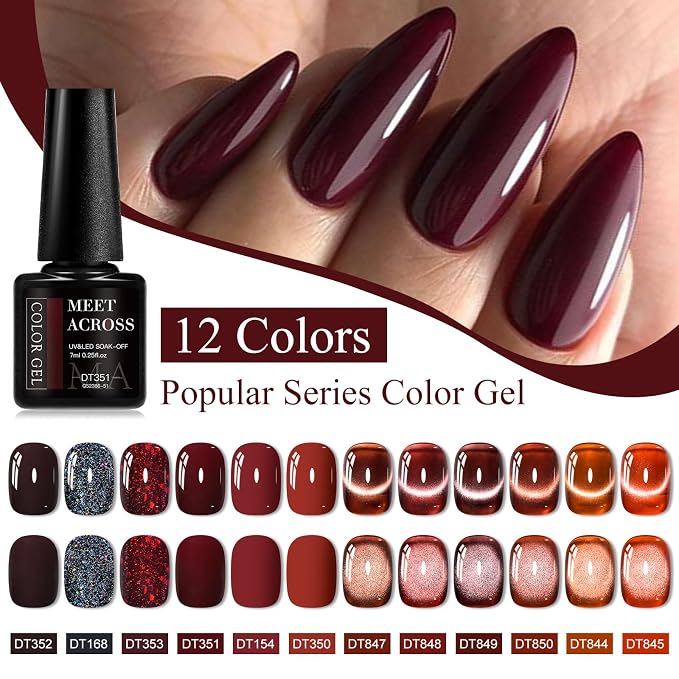 12 Colors Brown Series