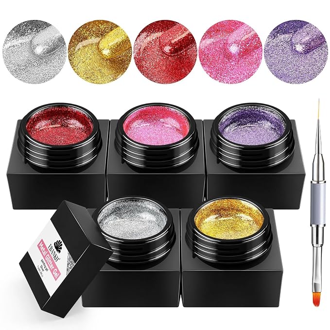 Silver, Gold, Red, Pink & Purple