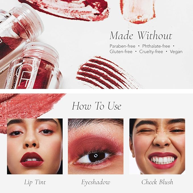 01 - Nude Blush, Lady Guava, Berry Mauve, Hot Choco, True Red, Desert Rose