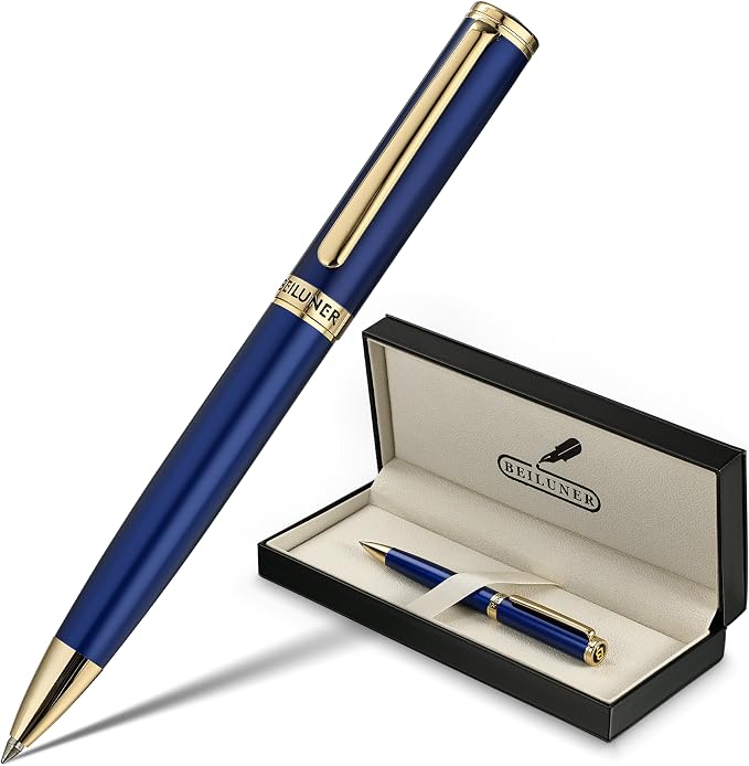 Blue and 24K Gold Finish