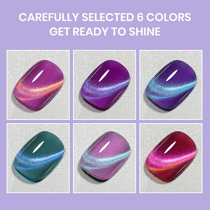 Non Gel-Cat Eye Iridescent Galaxy
