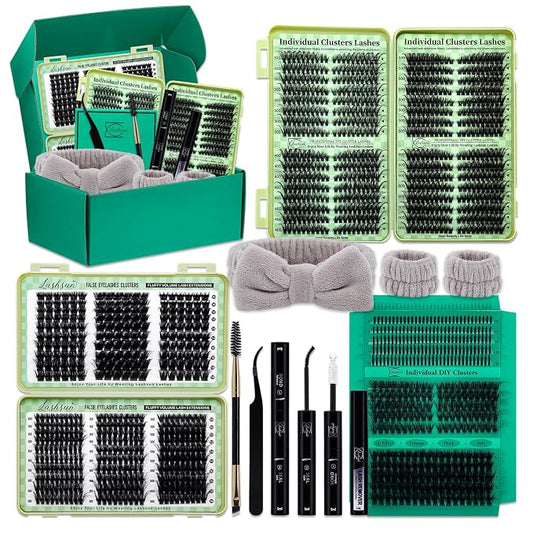 1450Pcs WL+60D+80D+100D,Cat Eye+Spike Lash Kit-10