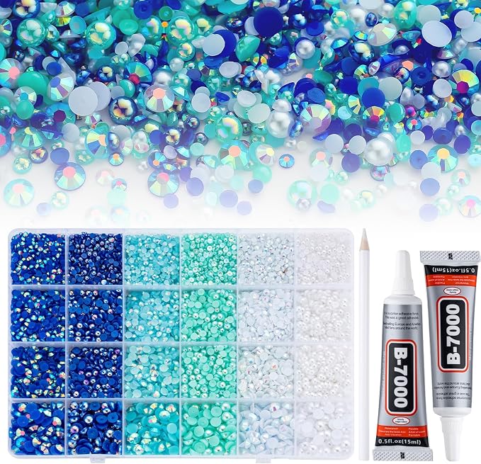 Blue White
