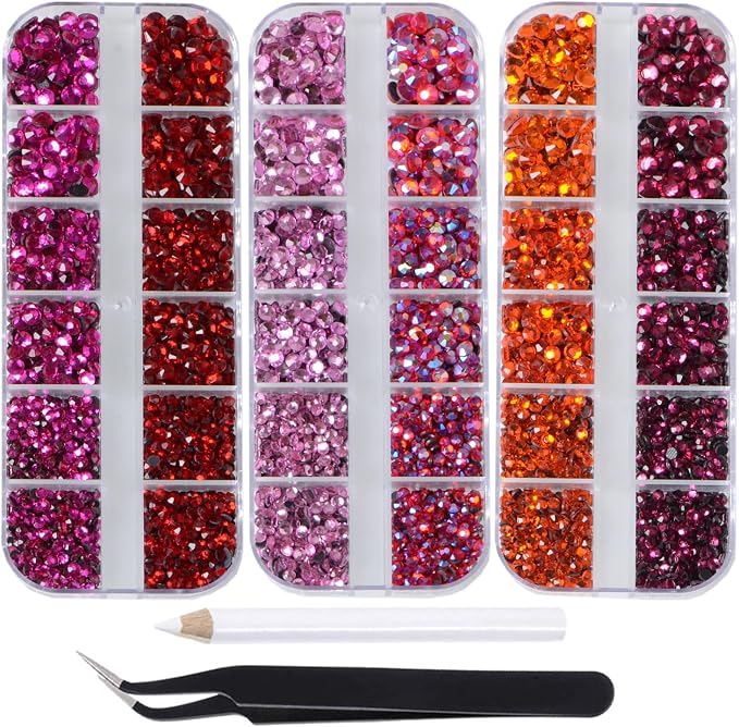 Red Color Series, 3-Sizes,6-colors