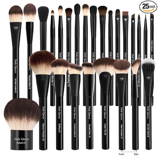 25pcs brush with box