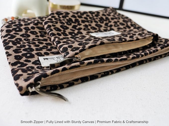 LG-Brown Leopard Twill-Large