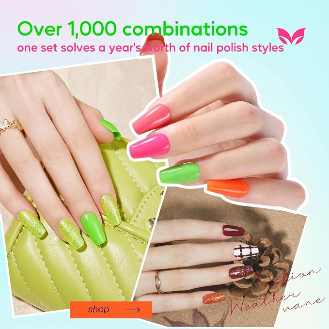 45pcs Nail Polish Set 0.27fl.oz