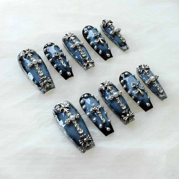 Blue Chrome Heart