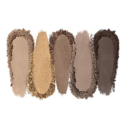 Smokey Nudes (Muted neutral matte and metallic shades, from pale champagne to deep black-brown)