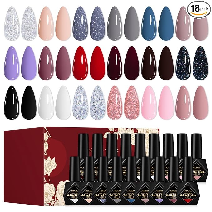 18 PCS Gel Nail Polish - 03