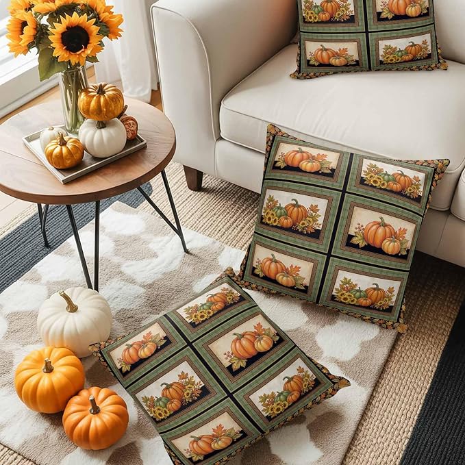 Sage, Pumpkin, Cream Beige, Amber