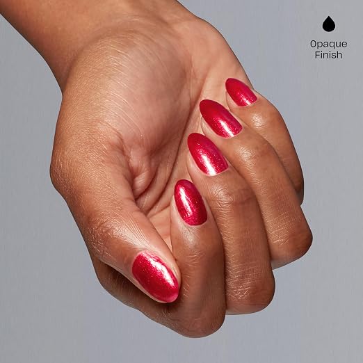 Kiss my Aries | Opaque Bright Red Shimmer