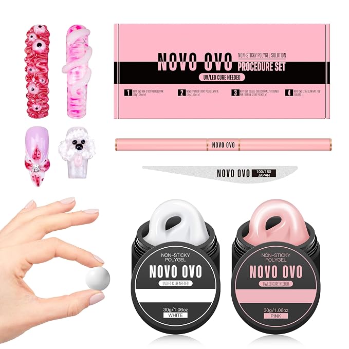 Non-sticky Polygel Solution Procedure Set