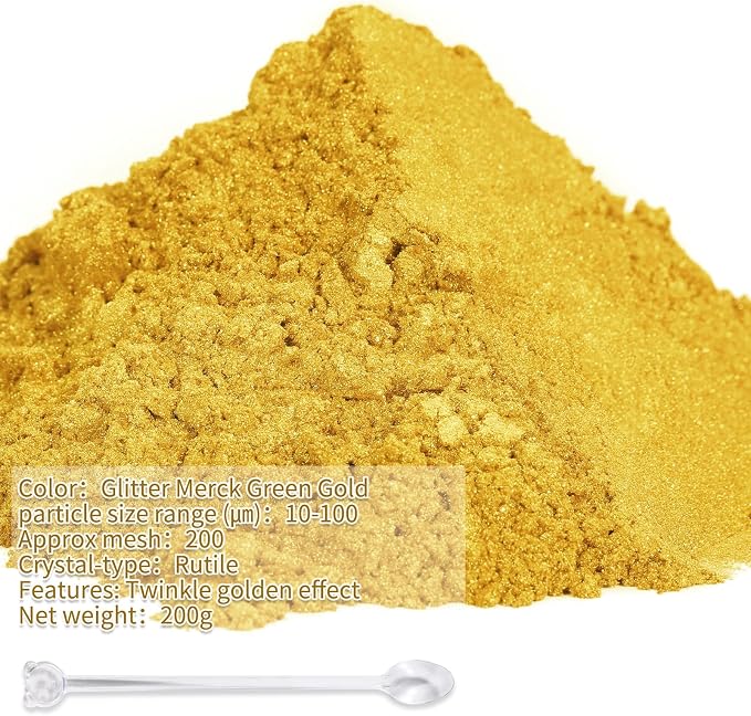 Glitter Merck Green Gold*200g