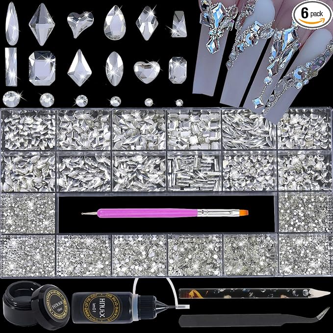 Transparent Nail Rhinestones