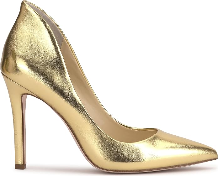 Gold Metallic Nappa Pu