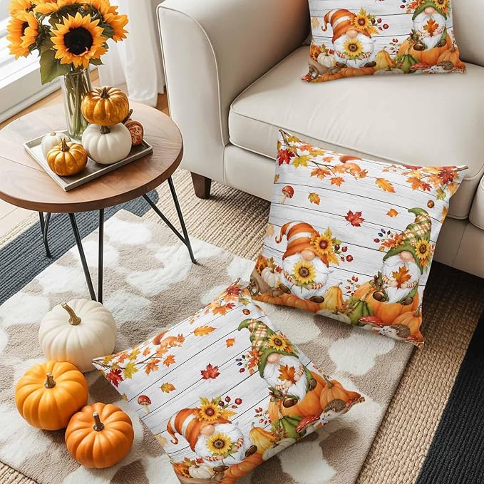 Gray, Pumpkin Orange