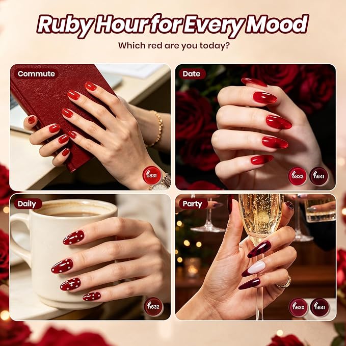 A - Sheer Red | Ruby Hour