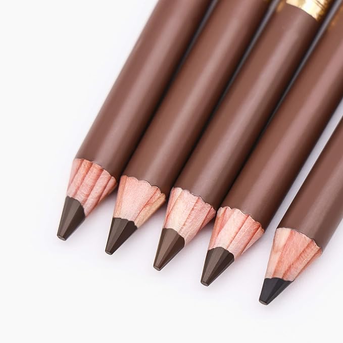 5PCS-Black+Dark Brown+Light Brown+Grey+Brown