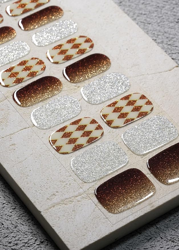 Brown Check Sparkle
