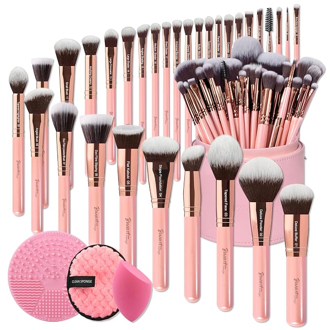 30Pcs Pearl Pink+Large Holder