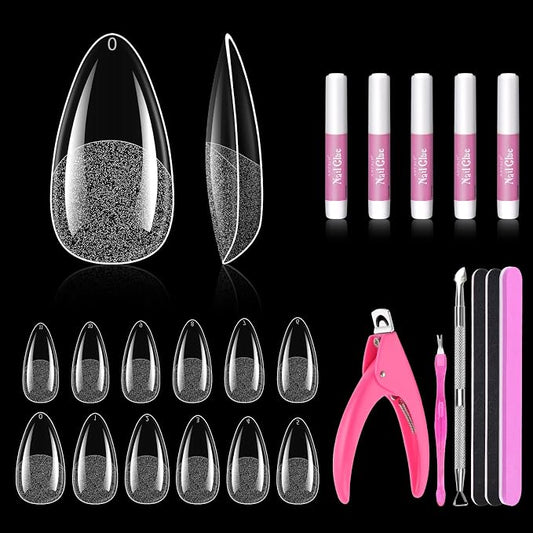 480PCS Almond Nail Tips