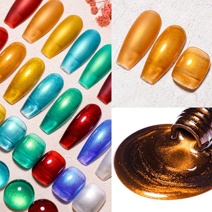 8 Pcs Metallic