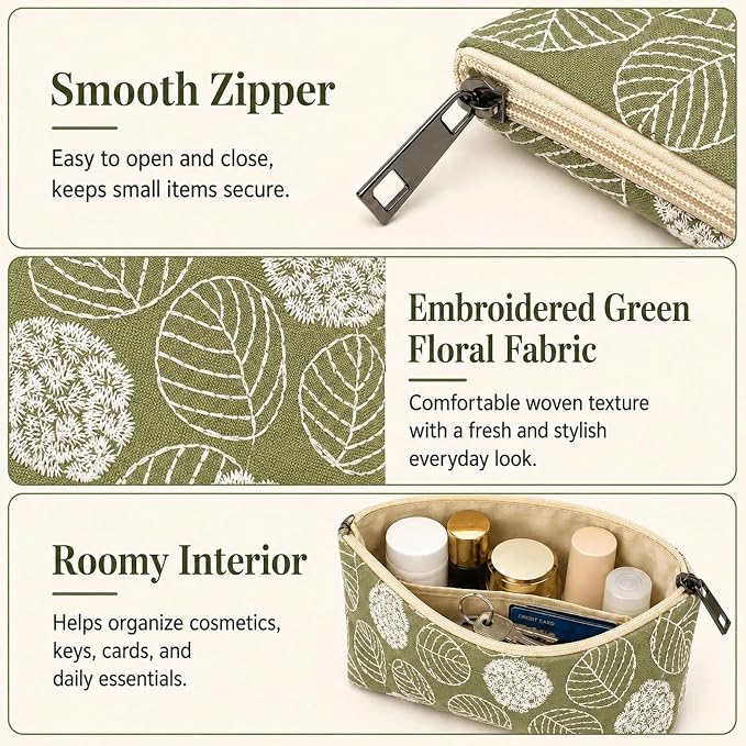 GreenLeafEmbroidered/Cotton