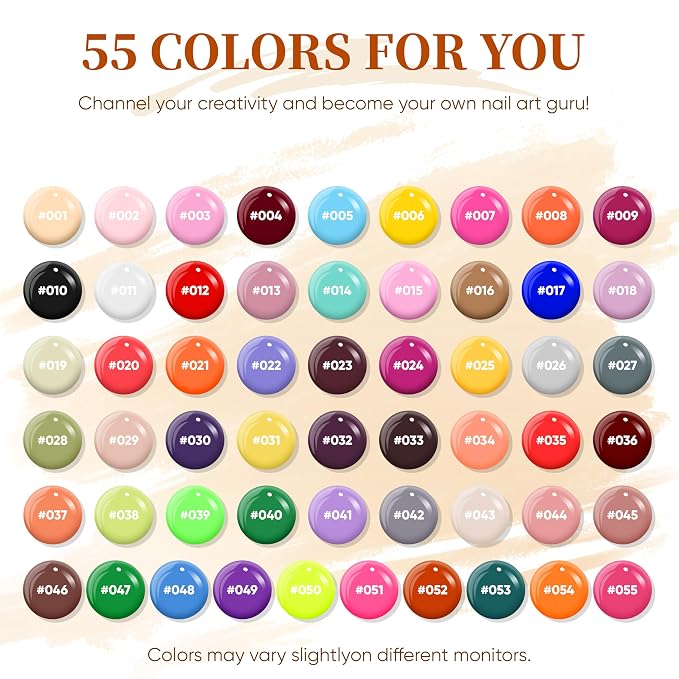55 colors